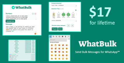 WhatBulk - A bulk sender for Whatsapp