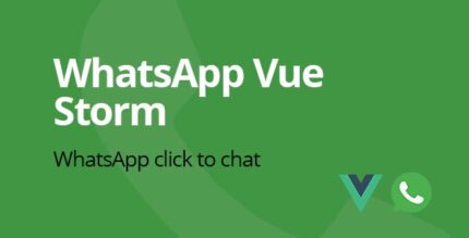 WhatsApp Vue Storm WhatsApp click to chat