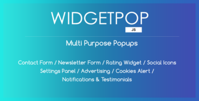 WidgetPop JS - Multipurpose Ready-made Popup Templates