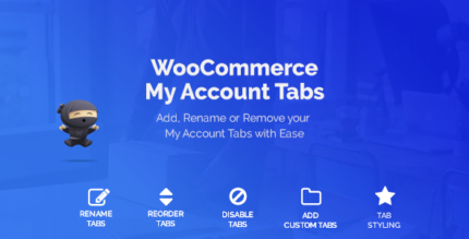 WooCommerce My Account Page Customizer