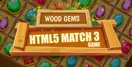 Wood Gems HTML5 Game