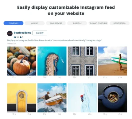 WordPress Instagram Feed Plugin