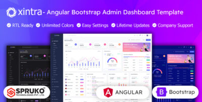 Xintra - Angular Ngbootstrap Admin & Dashboard Template