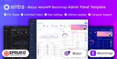 Xintra - Blazor WebApp Bootstrap Admin Dashboard Template