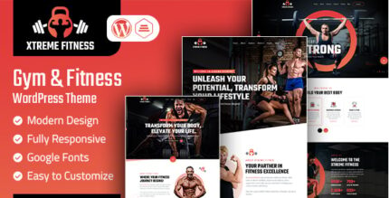 Xtreme Fitness Gym & Fitness WordPress Theme