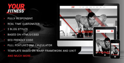 YourFitness - Sport & Fitnes Blog WordPress Theme