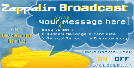 Zeppelin Broadcast Instant Messages