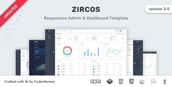 Zircos - Bootstrap 4 Admin & Dashboard Template Zircos - Bootstrap 4 Admin & Dashboard Template