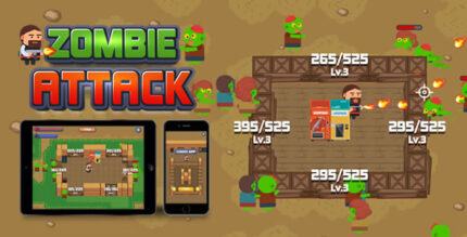 Zombie Attack - HTML5 Game