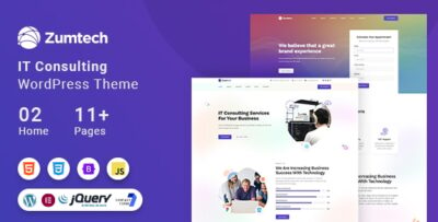 Zumtech IT Solutions & Technology WordPress Theme