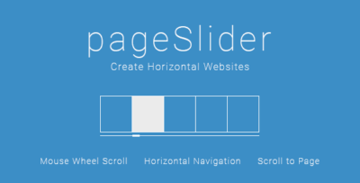 pageSlider - Create Horizontal Websites