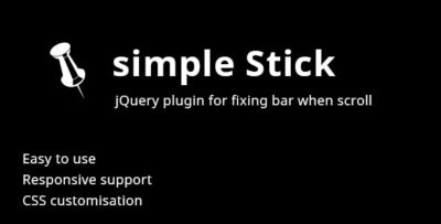 simple Stick jQuery plugin