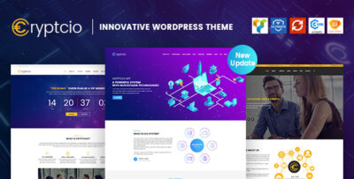 vCryptcio - Innovative WordPress Theme
