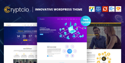 vCryptcio – Innovative WordPress Theme