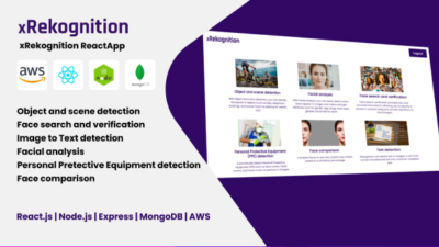 xRekognition AWS Amazon Rekognition - AI ML Face Search, Image Analysis and Image Recognition