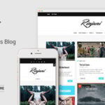 A Responsive Grid Blog Theme - Rinjani