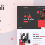 Aali - Personal Portfolio WordPress Theme