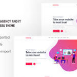 Adigital - Digital Agency and IT One page WordPress Theme
