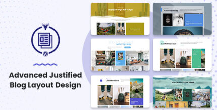Advanced Justified Blog Layout Design