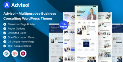 Advisol - Business Consulting WordPress Theme