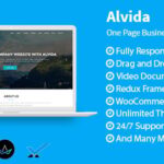 Alvida - One Page Business WordPress Theme