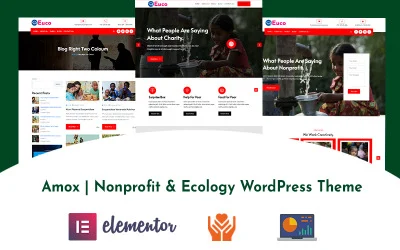 Amox Nonprofit & Ecology WordPress Theme