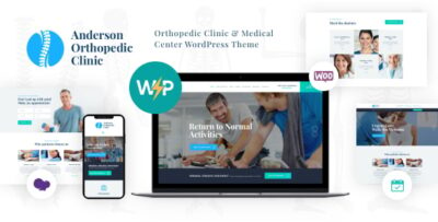 Anderson Orthopedic Clinic & Medical Center WordPress Theme