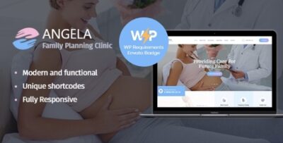 Angela Family Planning & Pregnancy Clinic WordPress Theme