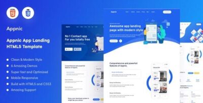 Appnic - App Landing Page