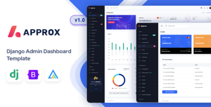Approx - Django Admin & Dashboard Template