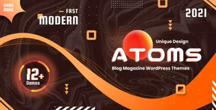 Atoms - WordPress Magazine and Blog Theme