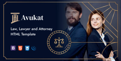 Avukat - Lawyer and Attorney HTML Template