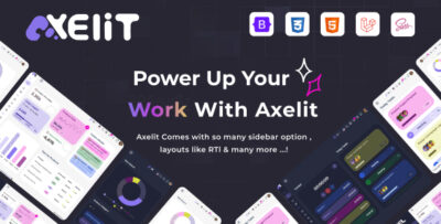 Axelit Laravel 11 Admin Dashboard Template