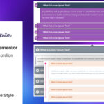 BWD accordion addon for elementor