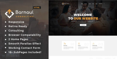 Barnaul - Business Consulting and Professional Services HTML Template