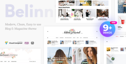 Belinni - Multi-Concept Blog Magazine WordPress Theme