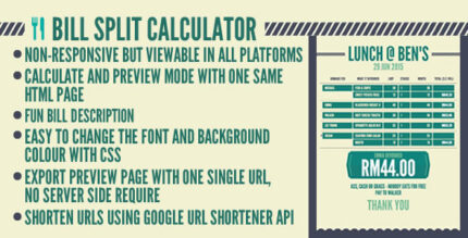 Bill Split Calculator