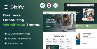 Bizify - Business Consulting WordPress Theme