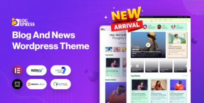 BlogXpress - Blog News WordPress Theme