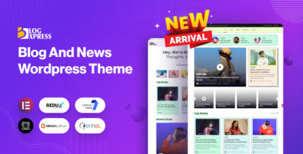 BlogXpress - Blog News WordPress Theme