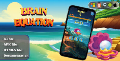 Brain Equation - Educational Game - HTML5, Construct 3