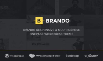 Brando - Responsive and Multipurpose OnePage WordPress Theme v3.0