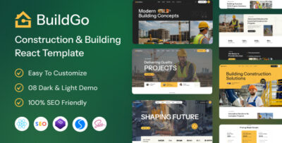 BuildGo - Construction & Building React Template