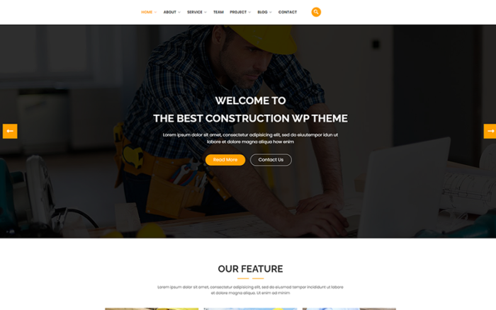 Builds - Build Construction WordPress Theme