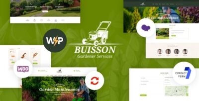 Buisson Gardening & Landscaping Services WordPress Theme