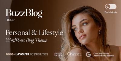 Buzz - Lifestyle Blog & Magazine WordPress Theme