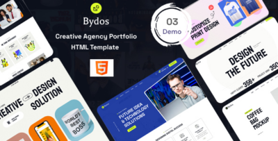 Bydos - Creative Agency Portfolio HTML Template