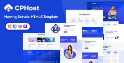 CPHost - Web Hosting Service HTML Template