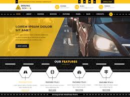 Car Driving School WordPress Theme