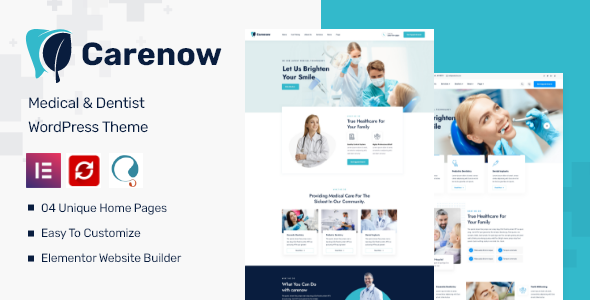 Carenow - Medical & Dentist WordPress Theme Carenow - Medical & Dentist WordPress Theme